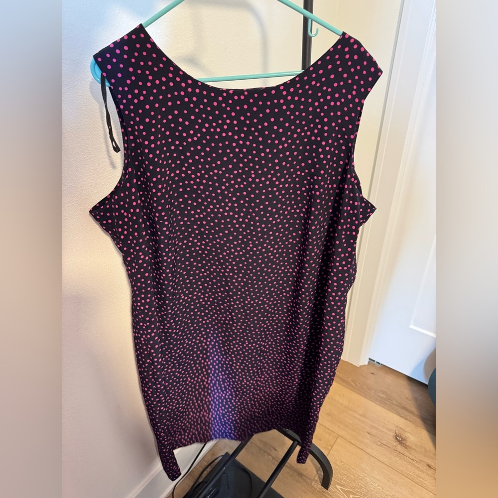 VINTAGE STUDIO Women's Pink and Navy Dress size 22W
